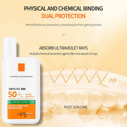 Glow Guard Daily SPF 50 - Hydrating & Waterproof Sun Shield - Glow Wash