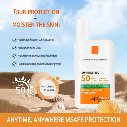 Glow Guard Daily SPF 50 - Hydrating & Waterproof Sun Shield - Glow Wash