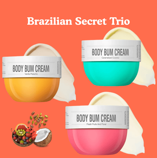 Glow Up Body Firming Cream - The Brazilian Bum Bum Secret Trio - Glow Wash